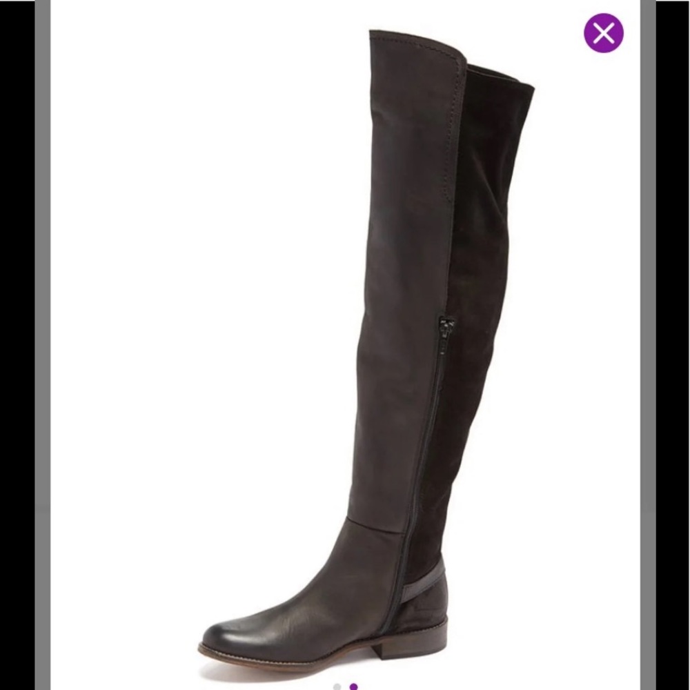 Leather riding boots